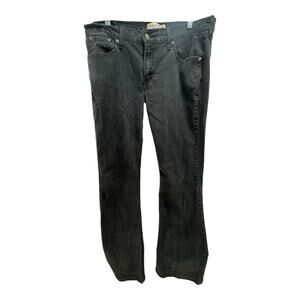 Signature By Levi Strauss Mid Rise Bootcut Women's Size 14 Long Blac Denim Jeans